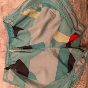 Multicolored Dri-Fit Nike Running Shorts